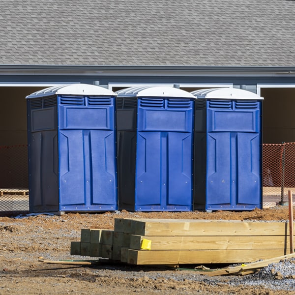 what is the maximum capacity for a single porta potty in Herrings New York